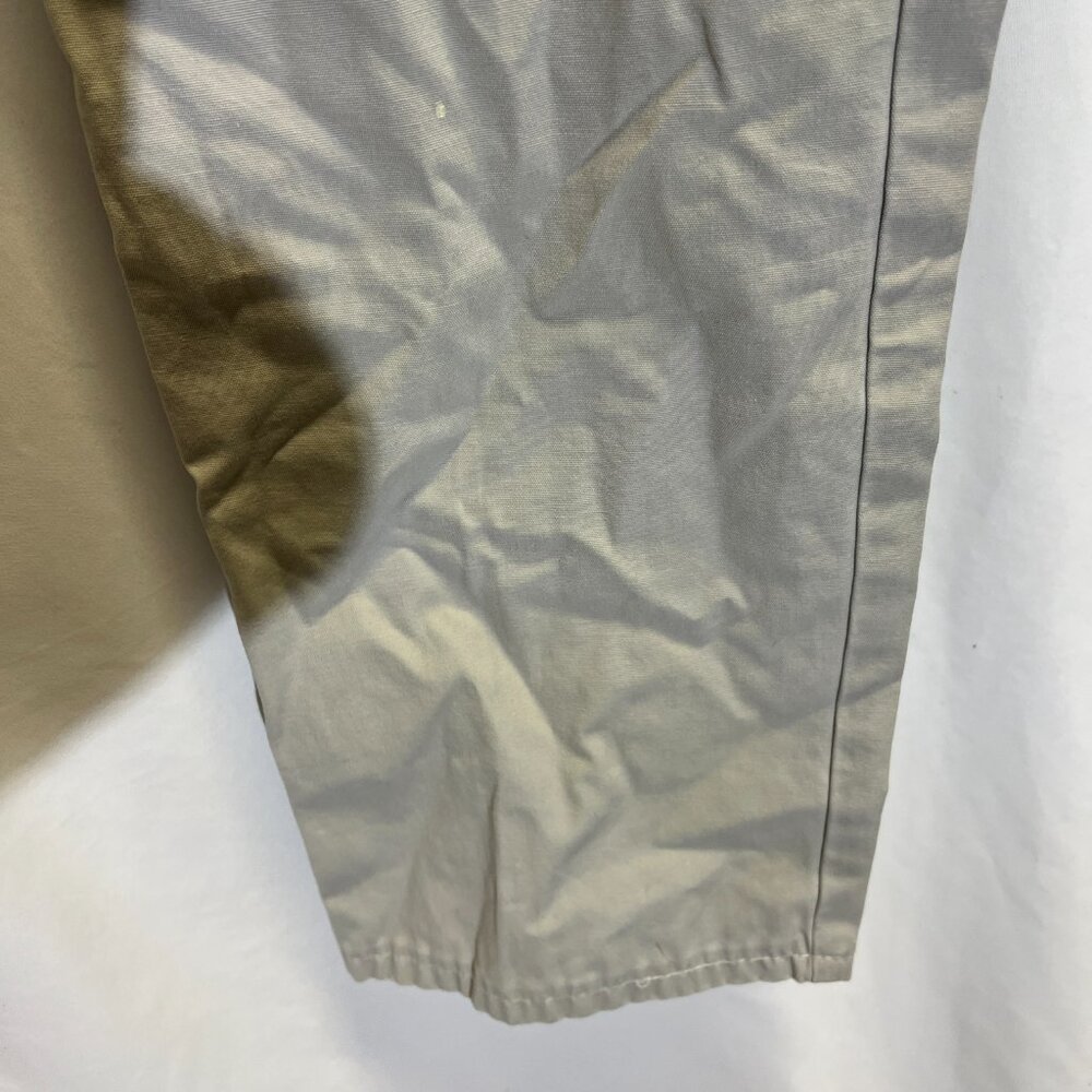 VTG Eddie Bauer Khaki Slacks Side Pockets and Hand Pockets 100% Cotton - Picture 8 of 10